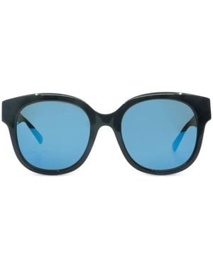 MCM Round-Frame Sunglasses - Blue