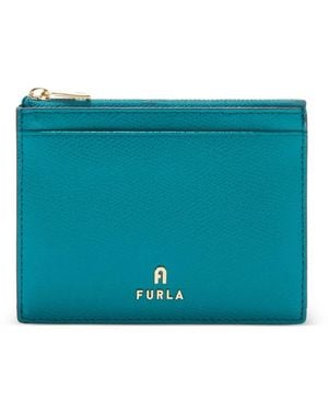 Furla Medium Camelia Card Case - Blue