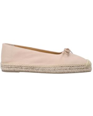 Castañer Pax Ribbon Ballerina Espadrilles - Pink