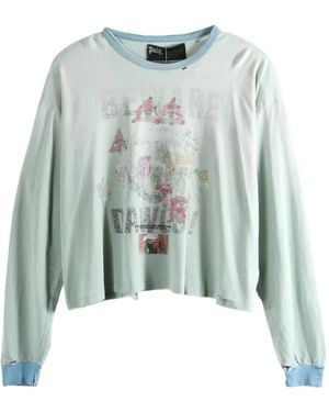 PALY T-Shirt Met Print - Blauw