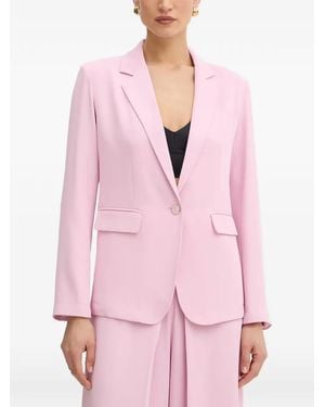 Fracomina Single-Breasted Blazer - Pink