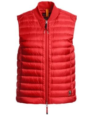 Parajumpers Rosanna Zip-Up Sleeveless Gilet - Red