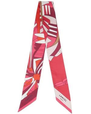 Lancel Duo Arabesc Motif Headband - Red