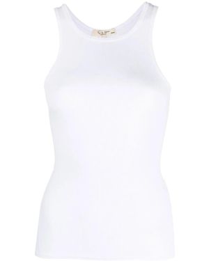 Rag & Bone Geripptes Tanktop - Weiß