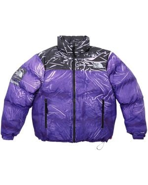 Supreme Giacca Nuptse X The North Face - Viola