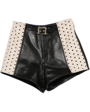 Enfants Riches Deprimes Tripping Light Moto Shorts - Zwart