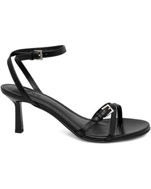 HUGO Ankle-Strap Buckled Sandals - Black