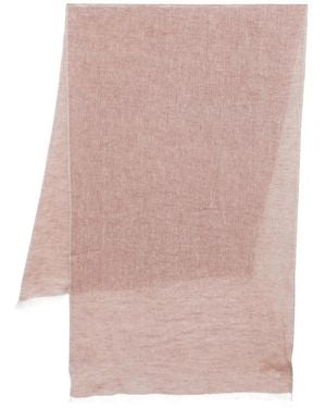 Eleventy Fringed Scarf - Pink