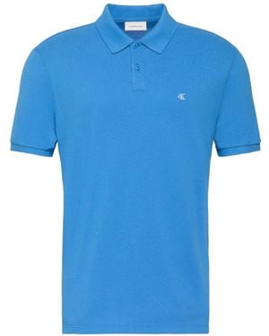 Calvin Klein Classic Cotton Polo Shirt - Blue