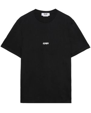 MSGM Tiago Alexandre X T-Shirt Cotton in Black for Men | Lyst