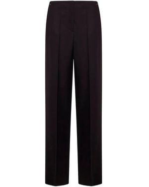 Fendi Pantaloni Con Pieghe Frontali - Blu