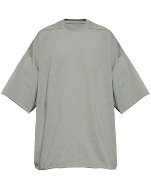 Rick Owens Raw-Hem T-Shirt - Gray