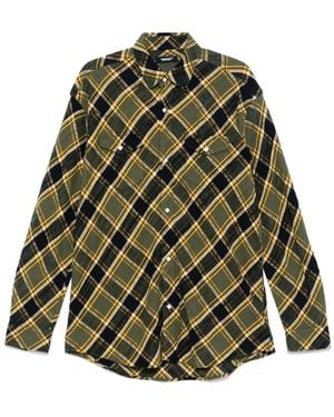 Undercover Camisa a cuadros - Verde