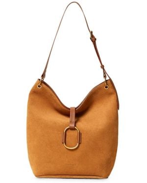 Twinset Suede Bucket Bag - Brown