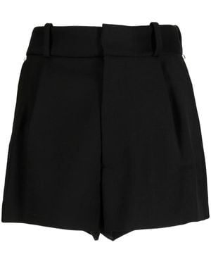 Area Crystal-Embellished Cut-Out Shorts - Black