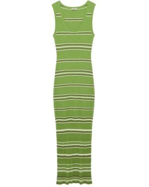 Jonathan Simkhai Mariana Striped Knit Maxi Dress - Green