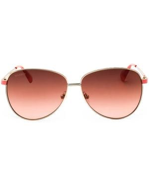 MAX&Co. Pilot-Frame Sunglasses - Roze