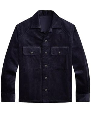 Ralph Lauren Clyborn Corduroy Shirt Jacket - Blue