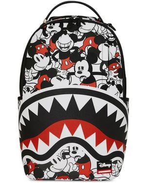 Sprayground Mickey Mouse Crammed Disney Backpack - White
