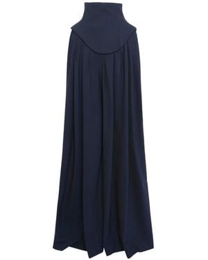 A.W.A.K.E. MODE Basque Pleated Pants - Blue