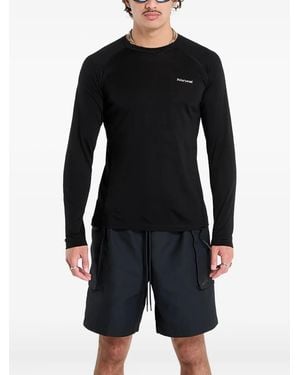 NNormal Long-Sleeve Crew-Neck T-Shirt - Black