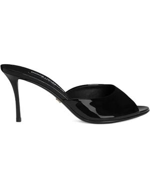 Dolce & Gabbana Calf Leather Flat Shoes - Black