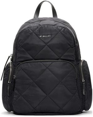 MZ Wallace Madison Quilted Backpack - Black