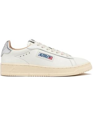 Autry Medalist Low Leather Trainers - White