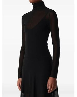 Jason Wu Turtleneck Maxi Dress - Black