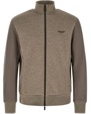 BOSS X Aston Martin Shirt With Wing Detail - Brown