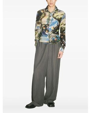 Martine Rose Celestial-print shirt - Mehrfarbig