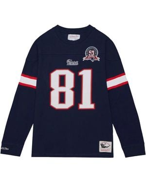 Mitchell & Ness T-Shirt Nfl N&N "Patriots 2009 Randy Moss" - Blu