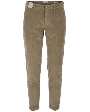 Re-hash Ribbed Mucha Trousers - Natural