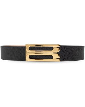 Victoria Beckham ロゴバックル ベルト - ブラック