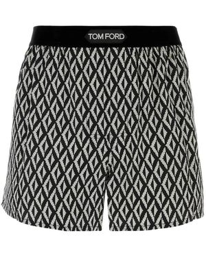 Tom Ford Printed Loungewear - Black