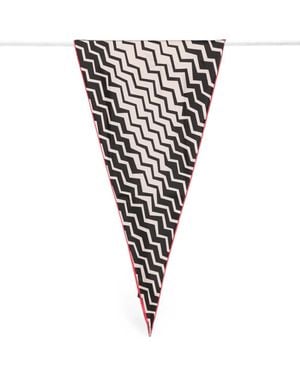 Missoni Zigzag-Print Triangle Scarf - Black