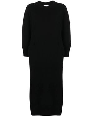 Barrie Iconic Knit Midi Dress - Black