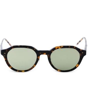 Thom Browne Round-Frame Sunglasses - Brown