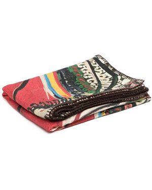 Givenchy Illustration-print Wool Blanket - Multicolor