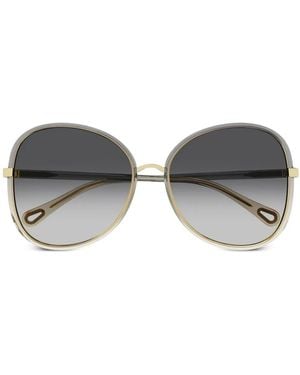 Chloé Round-Frame Sunglasses - Grey