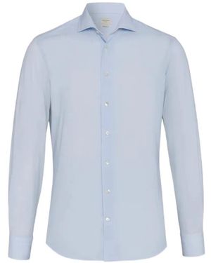 Traiano Milano Long-Sleeve Buttoned Shirt - Blue