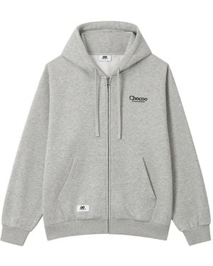 Chocoolate Zip-Up Hoodie - Grey