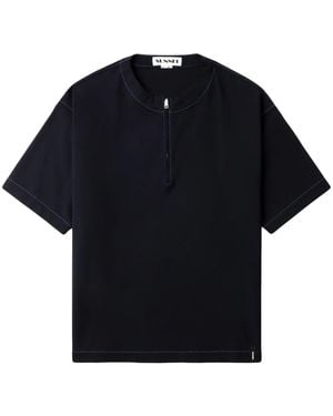 Sunnei Logo-Patch T-Shirt - Black