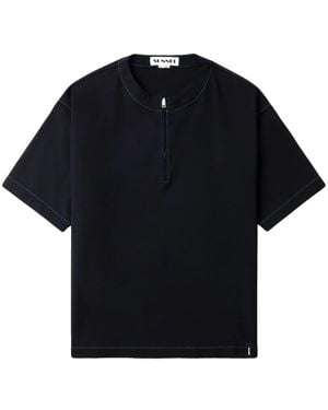 Sunnei Logo-Patch T-Shirt - Black