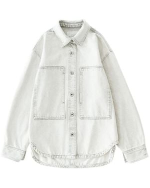Studio Nicholson Chemise Paso À Poche Poitrine - White