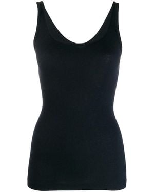 Vince Black Scoop Neck Tank Top
