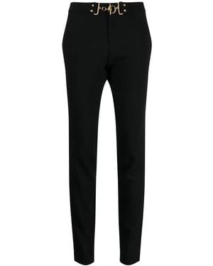 Gucci Horsebit-Buckle Wool Skinny Trousers - Black