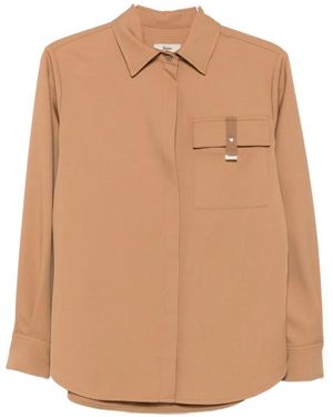 Herno Flap-Pocket Shirt - Natural