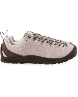 Keen Jasper Suede-Panelled Sneakers - Pink
