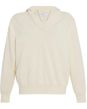 Rosetta Getty Kapuzenpullover Mit V-Ausschnitt - Weiß